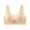 Beige, variant on Bras for Women Push up Supportive No Underwire Loungewear Smoothing Comfy Adjust Strap Keyhole Front Bralette Bras(Medium,Beige)
