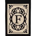 thumbnail image 1 of Evergreen Applique Double Sided House Flag - Cambridge Monogram F, High Quality Nylon, Decorative Seasonal Flag, Size - 28" x 44", 1 of 1
