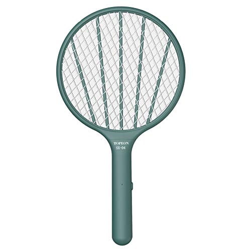 Blue Bug Zapper Electric Fly Swatter,Handheld Mosquito Zapper Killer,3000volt Insect Fly Trap,Fly Zapper Racket for Indoor and Outdoor Pest Control 