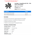 thumbnail image 2 of Fan Blade - Compatible with 1994 - 1996 Ford E-150 Econoline 1995, 2 of 2