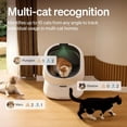 thumbnail image 3 of PETLIBRO Luma Smart Automatic Litter Box with AI Camera, Self-Cleaning, Waste Analysis, Triple Safety, Multi-Cat App Control, White, 3 of 12