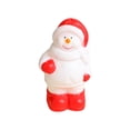 thumbnail image 2 of Santa Figurine Christmas Snowman Santa Table Decorations Plastic Santa Tabletop Figurine Statue Home Kitchen Table Holiday Xmas Decor, 2 of 5