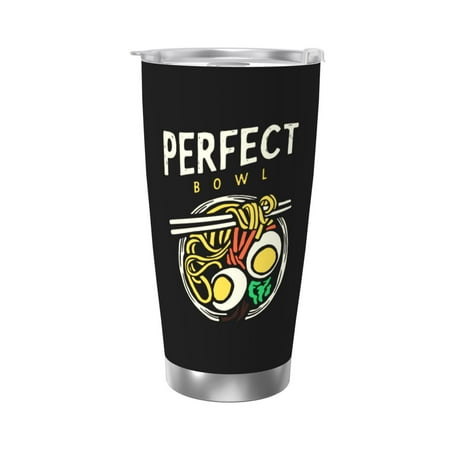 

Ramen 20 Oz Water Bottle Insulated Tumblers Stainless Steel Cups Double Wall Tumbler with Lid