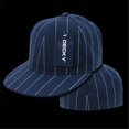 thumbnail image 1 of Decky RP3-PL-NVY-26 Pin Striped Fitted Cap, Navy, Size 7.38, 1 of 1