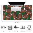 thumbnail image 5 of Long Mouse Pads for Desk,Football on Field Pattern Desk Mats on Top Of Desks, Desk Mouse Pad Extra Large with 3mm Non-Slip Base and Stitched Edge for Gaming,Office,Work,Home 47.3"x23.6", 5 of 6