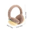 thumbnail image 3 of KALLORY Ear Muffs Keep Warm Winter Earmuff Plush Round 1Set 7.1X6.7X3.9in, 3 of 6