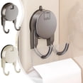 thumbnail image 1 of Xihbxyly Gancho con Ventosa de Doble Cabezal, Sin Perforaciones, Fácil Instalación, Plástico Resistente, Versátil, Organizador de Pared para Baño y Cocina, Ahorra Espacio, Tamaño 10 X 4,2 X 3,8 Cm., 1 of 6