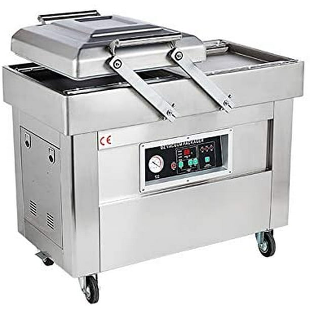 INTBUYING Commercial Vacuum Packaging Sealing Machine Sealer Double Chamber Vacuum Sealer DZ400