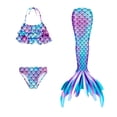 thumbnail image 1 of Traje de baño de sirena de ensueño para niños, traje de baño de cola de sirena para Halloween, modelo de cola de sirena para verano, 1 of 3