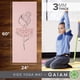 thumbnail image 3 of Tapete de yoga para niños, para yoga con impresiones divertidas, ideal para bebés, niños pequeños activos y tranquilos (60 pulgadas de largo x 24 pulgadas de ancho x 3 mm de grosor) -, 3 of 6