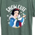 thumbnail image 3 of Disney - Snow Cute - Women's Short Sleeve Graphic T-Shirt, 3 of 5