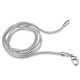 thumbnail image 4 of Cadena de hueso de serpiente de 2 mm, cadena de serpiente de moda, cadena de clavícula plateada para mujer, 4 of 5
