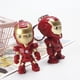 thumbnail image 2 of LLavero de dibujos animados de Disney para niños, figura de acción de Anime, Spider Man, Ironman, modelo luminoso, muñecas, bolso DIY, llave colgante, juguetes de decoración qiuyongming unisex, 2 of 2