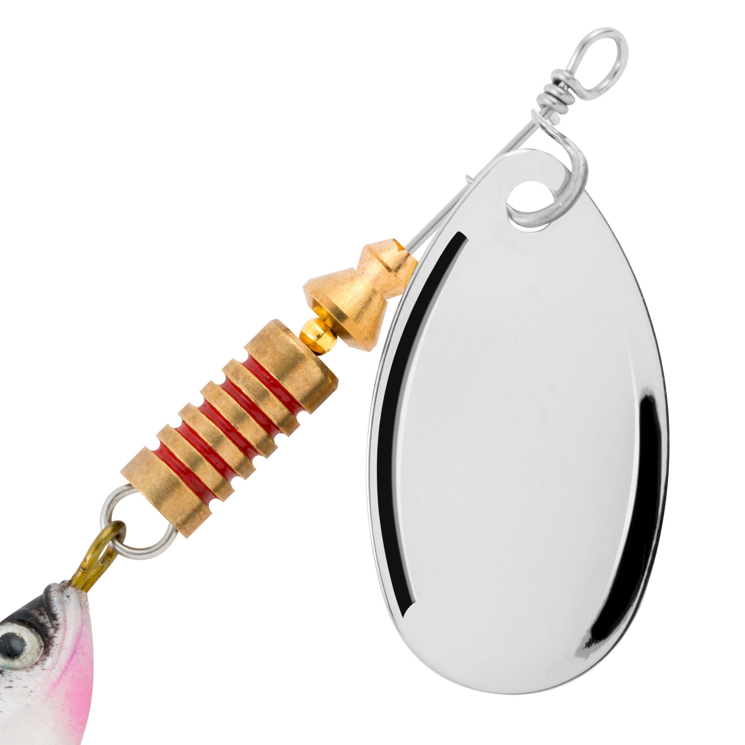 South Bend Minnow Spinner 1/18 ounce Silver #00, Spinnerbaits