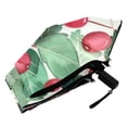 thumbnail image 6 of ALAZA Cherry and Leaves Pattern UPF 50+ Compact Folding Umbrella for Rain Travel Umbrella Packable, 6 of 8