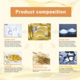 thumbnail image 2 of Mascarillas de colágeno para ojos con oro, reduce bolsas, ojeras y arrugas, hidratación profunda, 10 pares por caja, ideal para todo tipo de piel., 2 of 6
