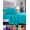 Turquoise, variant on Silky-Soft 1800 Series-Wrinkle-Free 6-Piece Bed Sheet Set, Deep Pocket up to 16 inch - California King Turquoise