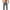 Gray, variant on Turilly Men's Elastic Pants Solid Color Breathable Cotton Linen Loose Casual Pants