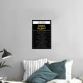 thumbnail image 3 of Golden Ten Things Require Zero Talent Inspirational Office Quotes Wall Art Motivational Canvas Paintings for Office Poster and Prints Wooden Background Framed Easy to Hang-12"Wx18"H, 3 of 6