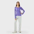 thumbnail image 2 of Camisetas de Yoga para mujer, ropa deportiva para Fitness, correr, trotar, camisetas deportivas sin costuras para mujer, camiseta de entrenamiento femenino de manga larga, 2 of 5
