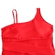 thumbnail image 5 of Augper Women's Sexy Mesh Shoulder Tie Off Waist Swimwear, 5 of 6