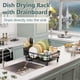 thumbnail image 2 of Estante para secar platos AIDERLY Planch con escurridor Kitchen, negro, 2 of 7
