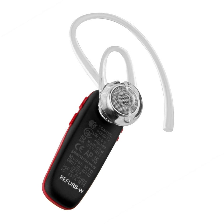 Plantronics M75 Bluetooth Headset Black Certified Certified
