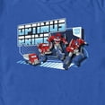 thumbnail image 2 of Men's Transformers: EarthSpark Transforming Optimus Prime  Graphic Tee Royal Blue 3X Large, 2 of 4