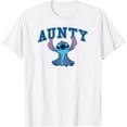 thumbnail image 1 of Disney Lilo & Stitch Aunty Cute Stitch Big Chest Text Logo Graphic T-Shirt All Size S-5XL, 1 of 3