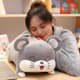 thumbnail image 4 of 40/50/70cm Squishy cerdo hámster juguetes de peluche Ultra suave graso Animal relleno muñecas cojín dormir compañero de peluche para niños, 4 of 5