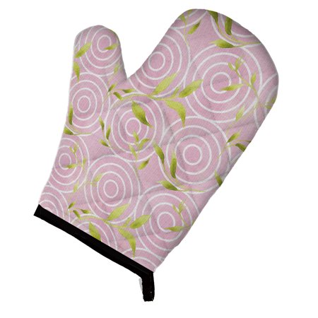 Caroline s Treasures Gemoetric Circles on Pink Watercolor Oven Mitt