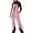 Pink, variant on Toddler Girl Snow Pants Waterproof Insulated Lightweight Ski Bib Athletic Adjustable Strap Zip up Snow Suit Winter Outdoor Sports Romper with Multi Pockets, Pink, 10-11Years