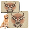 thumbnail image 2 of Qxltty Realistic Antelope Pattern Cat litter Pads Pet Set of 3 Diaper Mats Center Anti-leakage Layer Absorbent Soft and Comfortable, 2 of 7