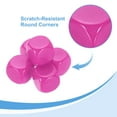 thumbnail image 3 of 60Pack Rounded Blank Six Sided Dice 16mm/0.6inch Acrylic Dice, Pink, 3 of 6