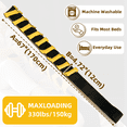 thumbnail image 4 of Ehucon Bed Pull Up Assist Strap, Senior Mobility Aid, 18 Padded Handles, 1 Pack, Yellow Grip Points, 67 Inches, Polyester, 4 of 9