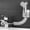 Chrome with 3 Spray Modes, variant on Sink Faucet Sprayer Attachment, Hair & Pet Rinser Showerhead with Stop Water-saving Function, Multi-Use Handheld Spray for Dog Bathing, Hair Washing, and Bathroom Cleaning（Chrome White）