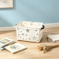 thumbnail image 6 of Canvas Storage Basket, Foldable Organizer Bin With Handles, Cute Print Box For Toys Clothes, 6 of 6