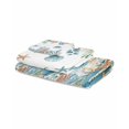 thumbnail image 2 of Teal Blue Coastal Towel Set of 3, Soft Microfiber Bath Towels, Hand Towel, Washcloths, Summer Beach Starfish Shell Coral Nautical Quick-Dry Absorbent Towels for Bathroom Kitchen Hotel Beach Gym Spa, 2 of 7