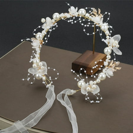 

Zhiyuan Girl Hair Accessory Beautifully Lace Alloy Fashionable Beautiful Flower Headpiece Tiara Daily Wear