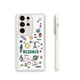 thumbnail image 1 of "Manténgase único con la funda de su teléfono: funda de teléfono plateada colorida y mate con estampado de dibujos animados divertidos de doble capa para iPhone 15 Pro Max 14 13 12 Pro 11", 1 of 4