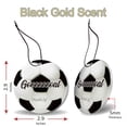 thumbnail image 2 of Ambientador colgante HookUp balón de fútbol 4 unidades Black Gold, 2 of 6