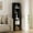 Black, variant on HOMLUX 9" x 12" x 42" Storage Shelf 4 Tier Cube Bookcase, Suitable for Small Space, Black