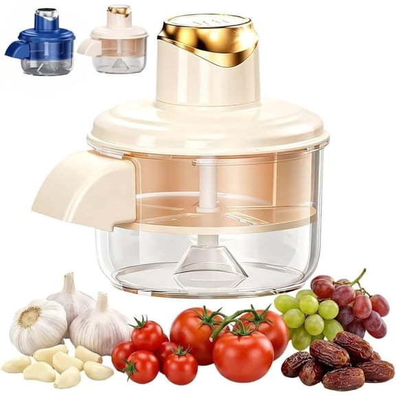 2 in 1 Automatic Peeling Machine - Electric Grape Peeler Machine, Electric Peeler Fruits And Vegetables Automatic Fruit Peeling Machine New Cherry Tomato,Grape & Garlic Peeler Machine (A)