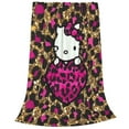 thumbnail image 6 of Hello Kitty Fleece Blanket Super Soft Cozy Throw Blanket 80"X60", Lightweight Fuzzy Comfy Flannel Blanket Warm Plush Throw Blankets For Couch, Sofa, Bed, 6 of 7