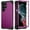 Purple, variant on for Samsung Galaxy S25 Ultra Case, Heavy Duty Military Grade Drop Protection Hybrid Cover, Rugged Shockproof Dustproof Triple-Layers Tough Phone Case for Samsung Galaxy S25 Ultra, Purple