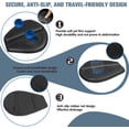 thumbnail image 6 of Shake Rider Cushion - Motorcycle Gel Seat Cushion, 3D-Honeycomb, Shock Absorption Not Stuffy, Ride 3x Longer, Fit All Motorcycle Types,Protecting Sensitive Areas,Relief No More Tailbone Soreness (2), 6 of 8