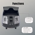 thumbnail image 4 of Overhead Consoles Map Reading Light Lamp, Fit For Hyundai Sonata 2015, OE:92810-C3100, Interior Cab Lights Storage Assembly, Overhead Consoles With Dome Light Assembly-black-With light, 4 of 6