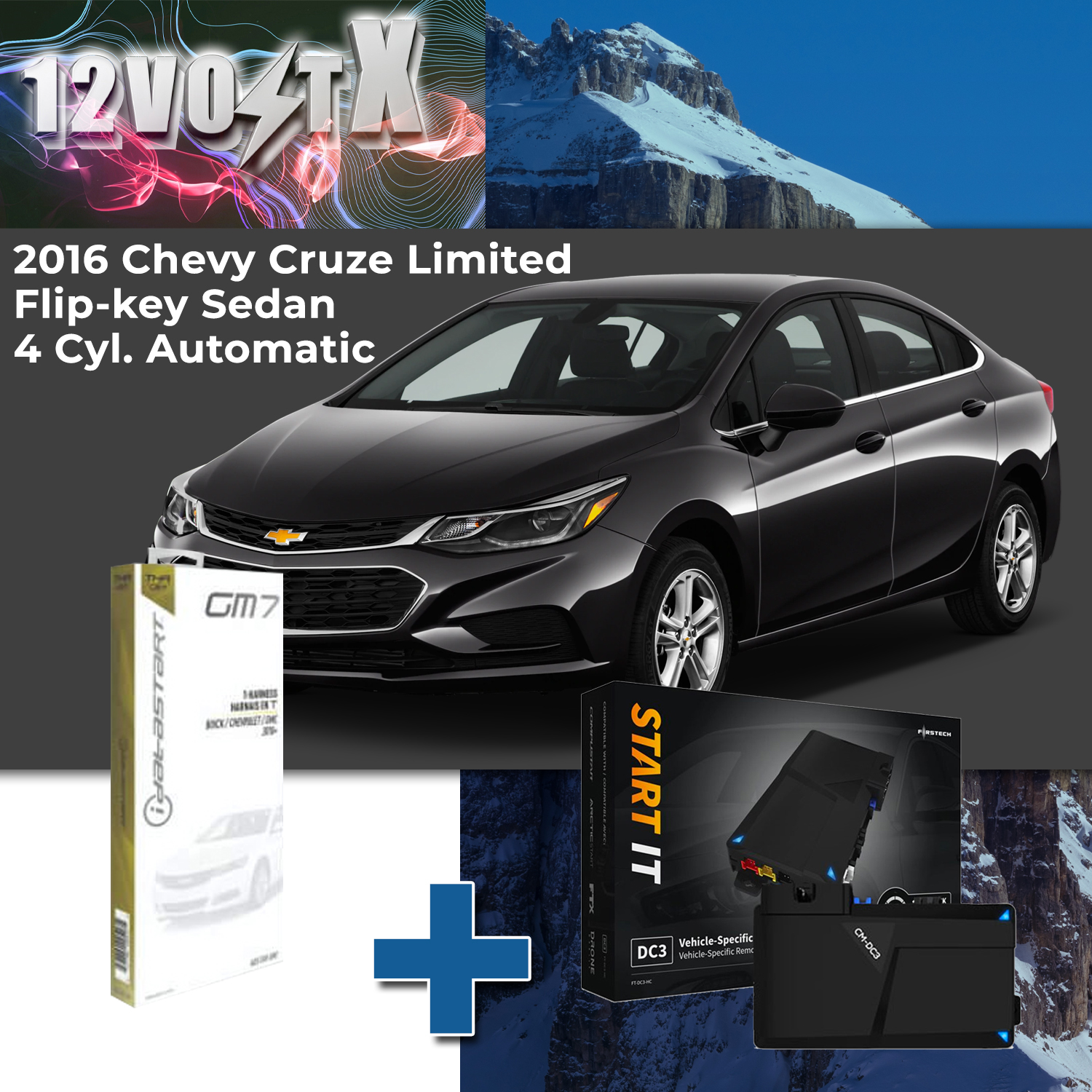 2016 Chevy Cruze Limited Flip-key Sedan 