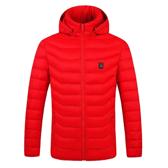 PVCS Outdoor Warm Clothing Heated for Riding Skiing Fishing Charging Via Heated Coat