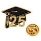 thumbnail image 2 of Pin con distintivo de graduación, broche para ceremonias de graduación, Pin para gorro de graduación, broche de Metal, Pin decorativo, accesorio de ropa, 2 of 5